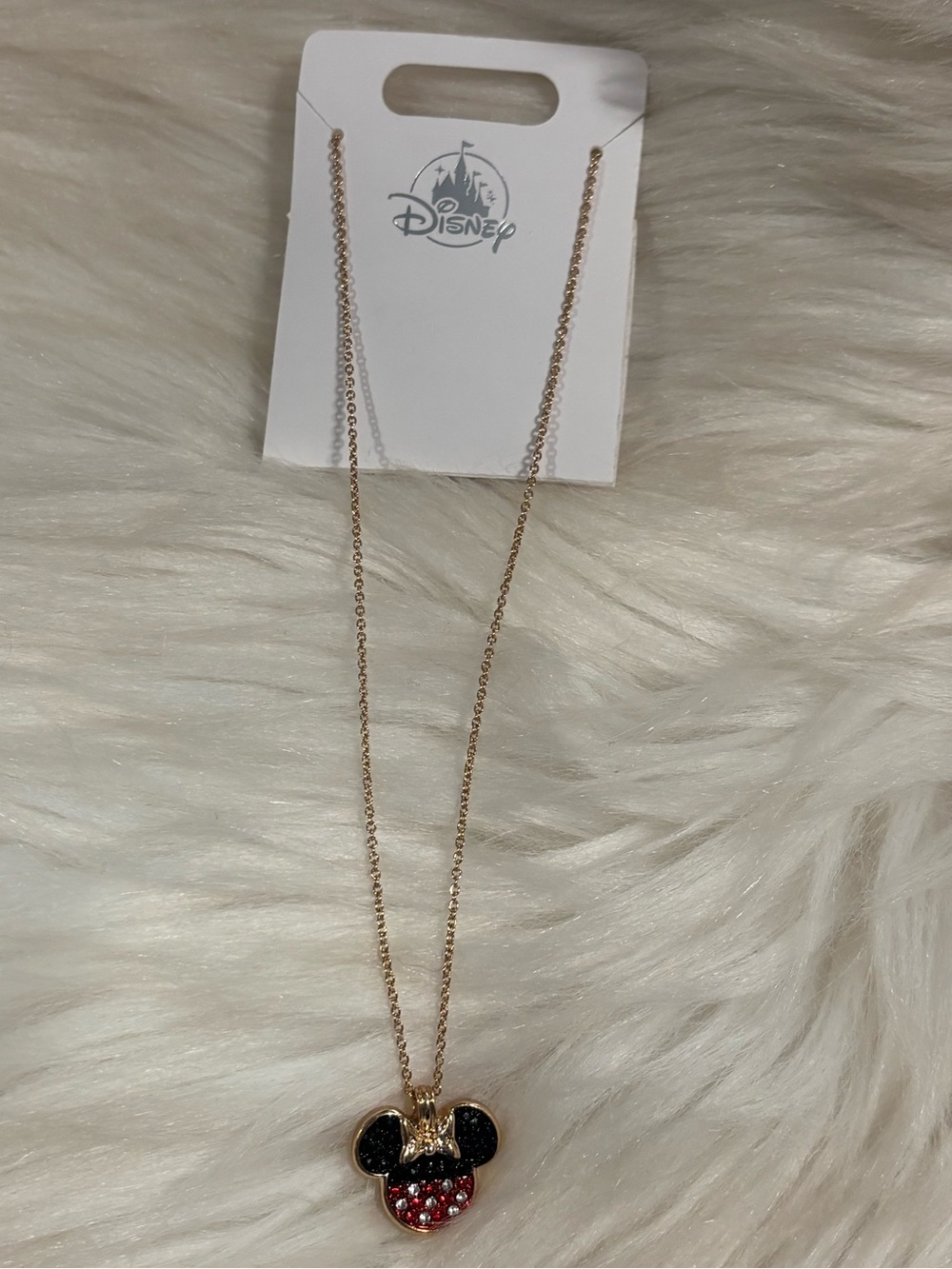 Disney Parks Minnie Mouse Necklace NWT